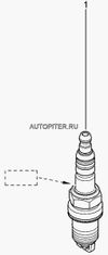 Фото Свеча зажигания RENAULT LOGAN/CLIO/LAGUNA/MEGAN 16V (СВЕЧА ЗАЖИГАНИЯ) Автоваз 7700500155 Автоваз
