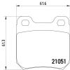 Фото Колодки тормозные задн OPEL Omega 1 8/2 0/2 3D -8/88 Pagid T1015 Pagid