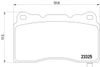 Фото КОЛОДКИ ПЕРЕДНИЕ, К-Т 1605175, 1605100 PAGID Pagid T2000 Pagid