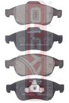 Фото Колодки тормозные RENAULT DUSTER 11-, KAPTUR 16-, FLUENCE 10-, MEGANE III 08- передние AKYOTO Akyoto AKD24101 Akyoto