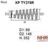 Фото Пружины задней подвески Nhk XPTY278R Nhk