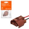 Фото Разъем 2 pin с проводами для патрона лампы HB3. HB4 Hyundai. KIA. Mitsubishi Airline AECC099 Airline