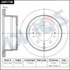 Фото Диск тормозной задний LC100 98- D=329 Advics Advics A6R173B Advics
