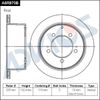 Фото Диск тормозной задний Advics HZJ105,UZJ100 ,98- Advics A6R870B Advics