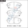 Фото Тормозные колодки передние C-HR ADVICS Advics SN313P Advics