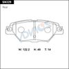 Фото Дисковые тормозные колодки ADVICS SN329 Advics SN329 Advics