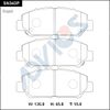 Фото Колодки тормозные передние [4 шт.] SN343P (Advics) Advics SN343P Advics