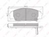 Фото Колодки тормозные дисковые LYNX BD-3408 Lynx BD3408 Lynx