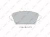 Фото Тормозные колодки передние NISSAN PRIMERA P12 02-- 1.6-2.5  (Датчик: нет) Lynx BD3422 Lynx