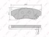 Фото Колодки тормозные SUZUKI Vitara (90-99),Grand Vitara (98-03) передние (4шт.) LYN Lynx BD7305 Lynx