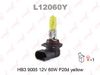 Фото Лампа галогеновая HB3 HB3, 9005, 12V, 60W, P20D, желтый свет- лампа головного света HB3 Lynx L12060Y Lynx