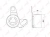 Фото Ролик натяжителя ремня ГРМ TOYOTA Hiace 2.4D 90-06 / Hilux 2.4D 88-05 / Land Cruiser(70) 2.4D 90-96 Lynx PB1064 Lynx