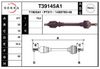 Фото привод левый! 577mm\ Peugeot 206 1.6 00> Eai T39145A1 Eai
