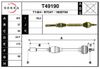 Фото привод правый! 801mm w/o ABS\ Renault Laguna II 1.8-2.0 01-05 Eai T49190 Eai
