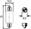 Фото Лампа накаливания 24V 15W SV8.5 Hella 8GM002091261 Hella