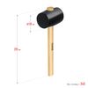 Фото STAYER Чёрная резиновая киянка 340 г 20505-55 Stayer 2050555 Stayer