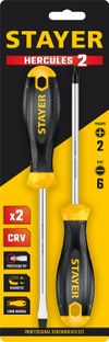 Фото STAYER Hercules, 2 предм., набор отверток (2513-H2) Stayer 2513H2Z02 Stayer