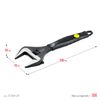 Фото STAYER COBRA, 200/39 мм, разводной ключ, Professional (27264-20) Stayer 2726420 Stayer