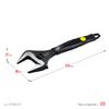 Фото STAYER COBRA, 250/50 мм, разводной ключ, Professional (27264-25) Stayer 2726425 Stayer
