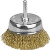 Фото STAYER Щетка "MASTER" чашечная для дрели, витая латунированная стальная проволока 0,3мм, 75мм 35117- Stayer 35117075Z01 Stayer