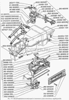 Фото Облицовка рычагов отопителя 3110 /ГАЗ/ Газ 31108109060 Газ