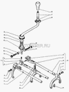 Фото ШТОК ПЕРЕКЛЮЧЕНИЯ 1 ПЕРЕДАЧИ И ЗАДНЕГО ХОДА С ГОЛОВКОЙ Газ 33091702023 Газ