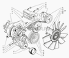 Фото Кронштейн насоса гидроусилителя руля Газ 560340720801 Газ