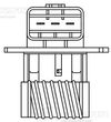 Фото Резистор вентилятора ДВС Luzar LFR08H1 Luzar