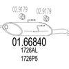 Фото tЕ‚umik koЕ„cowy P406 1,9TD/2,1D Mts 0166840 Mts