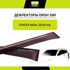 Фото Дефлекторы боковых окон Toyota RAV4, 2018-, 4ч., темный / Тойота Рав 4 Autofamily NLDSTORAV1832 Autofamily