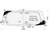 Фото Стекло заднее с обогревом TOYOTA RAV4 #CA3# 05-12 Xyg AS30RWHX Xyg