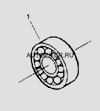 Фото Подшипник маховика 60205 DF 25*52*15  60205 Cummins 60205 Cummins