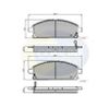 Фото Тормозные колодки перед. Nissan Pathfinder 98-04 X-Trail 01-  2.0-3.5 Comline CBP3591 Comline