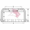 Фото Барабан тормозной универсальный 420*180 BPW Meritor MBD1053 Meritor