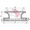 Фото Диск тормозной 430*45*159.1 Meritor MBR5105 Meritor