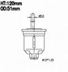 Фото Фильтр топливный MITSUBISHI Aspire 4G93 EA1A/EC1A 98-, 4G94 EA7A 00-03, EC7A 00-, Galant 96-03, Galant/Eterna 4G93 96-98, Legnum 98-, Outlander 4G63 03-05 JS Asakashi FS3211 JS Asakashi