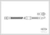 Фото Шланг тормозной Fr L VAZ Niva 471мм Corteco 19018200 Corteco