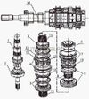 Фото Вал первичный SOLANO, BREEZ 1.6 (LF481Q1-1701041A) Lifan LF481Q11701041A Lifan