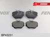 Фото Колодки тормозные передние MERCEDES (W201) Fenox BP43231 Fenox