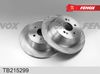 Фото ДИСК ТОРМОЗНОЙ Chery Tiggo 4 18-, Tiggo 8, 19- Tiggo 8 Pro 21- Fenox TB215299 Fenox