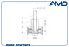 Фото РОЛИК ПРОМЕЖУТОЧНЫЙ РЕМНЯ ГРМ AMD AMDGTI21280 AMD