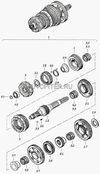 Фото Втулка шестерни заднего хода вторичного вала Камаз 141701278 Камаз