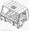 Фото Каркас 5320 кабины с низкой крышей (без спальника) Камаз 53205000014 Камаз