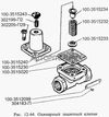 Фото Рем/к-т клапана защитный  одинар. Зил 1003515009 Зил