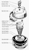 Фото Диафрагма тормозной камеры ЗиЛ-130 (Тип-20)__ Зил 1003519150 Зил