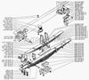 Фото кронштейн ЗИЛ-4331 задней рессоры задний Зил 4331291244710 Зил