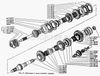 Фото Шестерня КПП промежуточного вала заднего хода z23 ЗИЛ-4331 Зил 44211701082 Зил