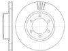 Фото Диск тормозной TOYOTA LAND CRUISER PRADO 120 02- 2.7-4.0/3.0 DIESEL перед.вент. Remsa 670610 Remsa