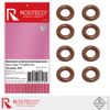 Фото Комплект колец уплотнительных форсунок 8шт Rosteco 21392 Rosteco