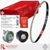 Фото Ремень привода ГРМ HNBR+PTFE с роликами 3 дет к-т 04E198119 Rosteco 22591 Rosteco